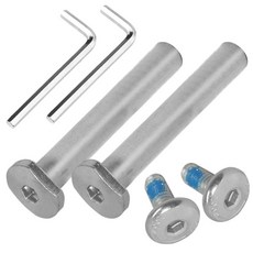 [ 1193920 ] OTFAITP M8 40-76mm 수 암 앨런 나사 및 볼트 모음 세트 아동용 스쿠터 부품 2-3-4륜 킥 수리 전면 후면 휠 차축 도구 (63 x 8mm, 63 x 8mm