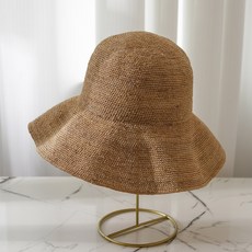 拉菲草漁夫帽女夏季新款大檐防曬遮陽帽