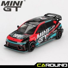 미니지티(1098) 1:64 현대 아이오닉 5 N MINI GT RS-01T 2025 도쿄 오토 살롱, 1098, 1개