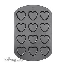 美國 Wilton 惠爾通 蛋糕模 多連模 愛心 甜心夾心 WT2105-0528, 1個