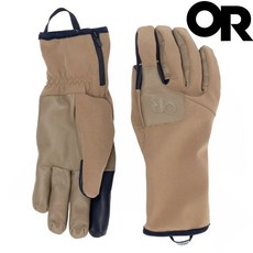 Outdoor Research Stormtracker Sensor Windbloc 男款 防風手套, 狼棕, 1個