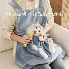 擼貓專用衣服寵物圍兜防抓防咬掙脫抱貓洗澡神器貓咪剪指甲固定包, 1個, 普通無洞款【普通佈料】,擼貓神器【加厚北極絨+15斤超大容量】