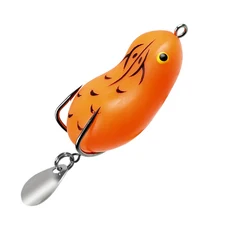 루어베이트 토끼 개구리 스팽글 장거리 투척 헤비 그래스 지역 특수 블랙피쉬 킬링 가짜 미끼, 01 4.5cm 7g, 6. F