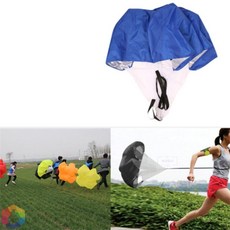 4보급창고 달리기 공기저항 낙하산 스피드훈련용낙하산, 블루