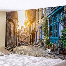 울창한 나무 숲 배경 패브릭 포스터 자연 풍경 대형 액자, 180x300cm (설치+조명), 1457 네루 쿠션
