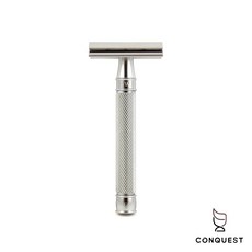 CONQUEST 英國 Edwin Jagger 3ONE6 DESSKNBL 刮鬍刀 316級不銹鋼 雪菲爾工藝, 1個, 1