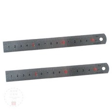 MN 16CM 스틸직자 스테인리스스틸직자, 단품