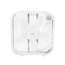 歌林kolin 20吋箱扇 五葉扇 三段風速 輕巧易攜 節能靜音, 白色, KF-SD2577