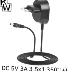 부품 강원전자 KW SMPS 5V 3A 아답터(3.5x1.35(1.4)mm/C-+) KW-A5030C(SK01T8-0500300K), 본상품