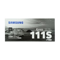 삼성 정품토너 MLT-D111S SL-M2027 SL-M2077F M2078F M2029, 검정, 1개