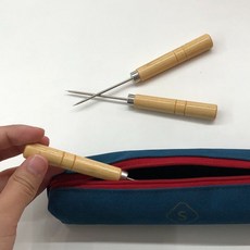 [7개묶음] 나무 손잡이송곳 공예용 송곳 나무송곳 gr0*51418SO