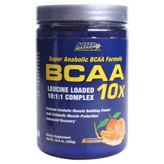 MHP BCAA 10X膳食補充劑 橘子味, 300g, 1罐