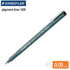 스테들러 308 피그먼트 라이너 0.05mm 1다스 10개입 eco+606Ps
