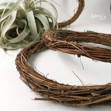 藤球 天然藤圈 空鳳裝飾 藤環 花環 DIY藤編花圈 聖誕節 田園風 拍攝道具 鄉村風