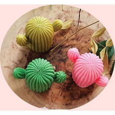 수제몰드 다육 선인장 10, 1개