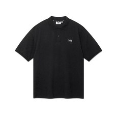 LEE 피케 카라 티셔츠 블랙 456807