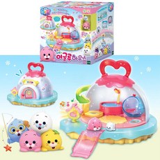 유아 하프와친구들 소리나는 미니 피규어 인형의집 장난감 여자아이, 1개