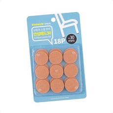 층간소음해결 의자소음방지 원형 긁힘 소음방지패드 30mm 18p 생활 의자발커버