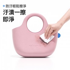 女士手提包防污手提包防水易清潔媽咪包輕便大容量母嬰外出遛娃包, 1個, 粉紅:1個