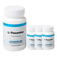 DOUGLAS LABORATORIES L-茶氨酸素食膠囊, 60 件, 4個