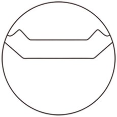 徽章展示摺疊架, 透明, 1個