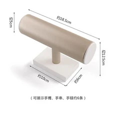샴페인 화이트 디스플레이 케이스 목걸이 랙 하이 엔드 옥 보석 소품 카운터 크리스탈 전시 스탠드, 12 A02