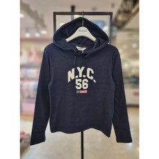 에꼴리에 [동아쇼핑] 슬림핏 뉴욕시티 후드 티셔츠 핏좋은 티 10대룩 26년 가을신상50% 공용아동 중학생 26C0452