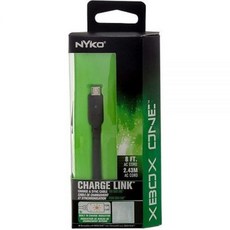 Nyko 충전 링크 - Xbox One용 마이크로 USB 컨트롤러 충전 및 동기화 케이블, Xbox One, Cable