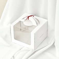 스노우화이트 누드 투명케이크상자, 1개, 쉬폰2호