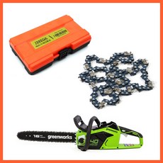 40V 16인치용 90#28 그린웍스 북성 디월트 KCM ECS 체인톱날 충전톱날 엔진톱날 기계톱날, 1개