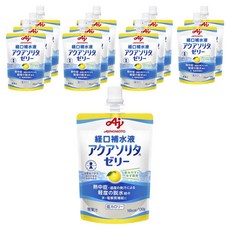 아지노모토 아쿠아 솔리타 젤리 유자 맛, 12개, 130g