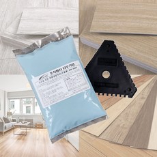 친환경 데코타일 접착제(일반 온돌 겸용)/Deco Tile Bond DW-6600 500g + 다용도 멀티스크래퍼, 1개