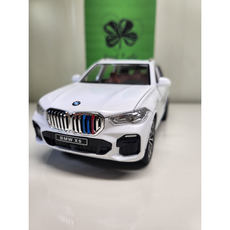 1:24 다이캐스트 모형 다이케스트 비엠더블유 BMW X5 SUV 완구 미니어쳐 피규어 자동차 장난감, 흰색, 1개 흰색, 1개