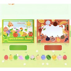 오유상점 피규어배쓰밤 공룡 배스밤 베쓰밤 배쓰밤, 1개, 12개 60g 야광 과일 포함, 1cm