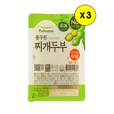 (냉장)[풀무원]소가찌개두부290g, 3개, 200g
