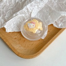 [럭키딥] 반구 탈부착 톡 마그네틱 소스 스마트톡 잼, D. 크리스탈볼 받침대 붕어빵