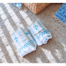 루아리브 팔튜브 물놀이 수영장 워터파크 암튜브 성인 어린이 KC인증, 1세트, 화이트앤블루