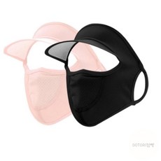 자외선차단 마스크 햇빛차단마스크 골프햇빛가리개 여름자외선차단, 블랙