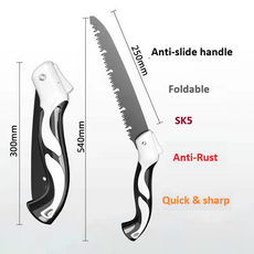 무선 전지 가위 접목 칼 LiTuiLi 180mm/210mm/250mm/300mm 접이식 톱 캠핑 도구 손 가지 치기, 03 250mm