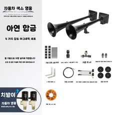 스카니아에어혼 24v 에어혼 경적 에어크락션 화물차, 듀얼 스피커, 만능, 20. 4중 마그네틱 세트 (자석 4개)