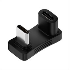 180도 U자형 100W USB 3.2 C형 암-수 어댑터 OTG 10Gbps 고속 데이터 4K, 01 Style B_01 CHINA