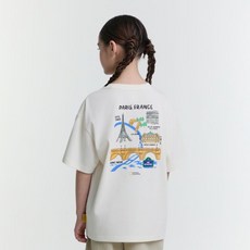 내셔널지오그래 NATIONAL GEOGRAPHIC KIDS K252UTS950 여행 그래픽 반팔-2 CREAM 454593