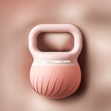 홈트 코어 전신운동 소프트 케틀벨, 1개, 4kg, 핑크
