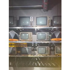레트로 tv 카메라 디스플레이 매장 사진 텔레비전, 1개, 17인치 흑백+게임기+카드 랜덤 발송