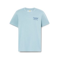 TIMBERLAND 팀버랜드 남성 백 그래픽 반팔티 딥블루그린_TB0A6B6Z7581 TB0A6B6Z7581 452528