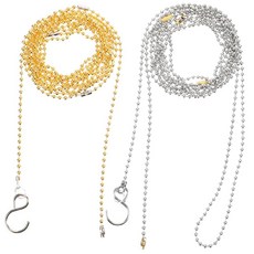 BESTonZON 배구 네트 측정 체인 2피스 심판 장비 휴대용 높이 도구 스포츠 및 실외 사용