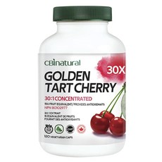 30X酸櫻桃萃取素食膠囊, 1罐, 120顆