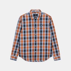 NEPA 7K11542 남성 면 체크 긴팔 셔츠 430909