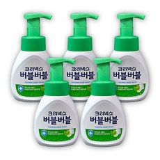 크리넥스 버블버블 핸드워시 퓨어애플향, 250ml, 5개