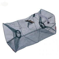 접이식 그물망 포획 트랩 물고기 새우 미끼 유입 구조 낚시용품, 상세페이지 참조